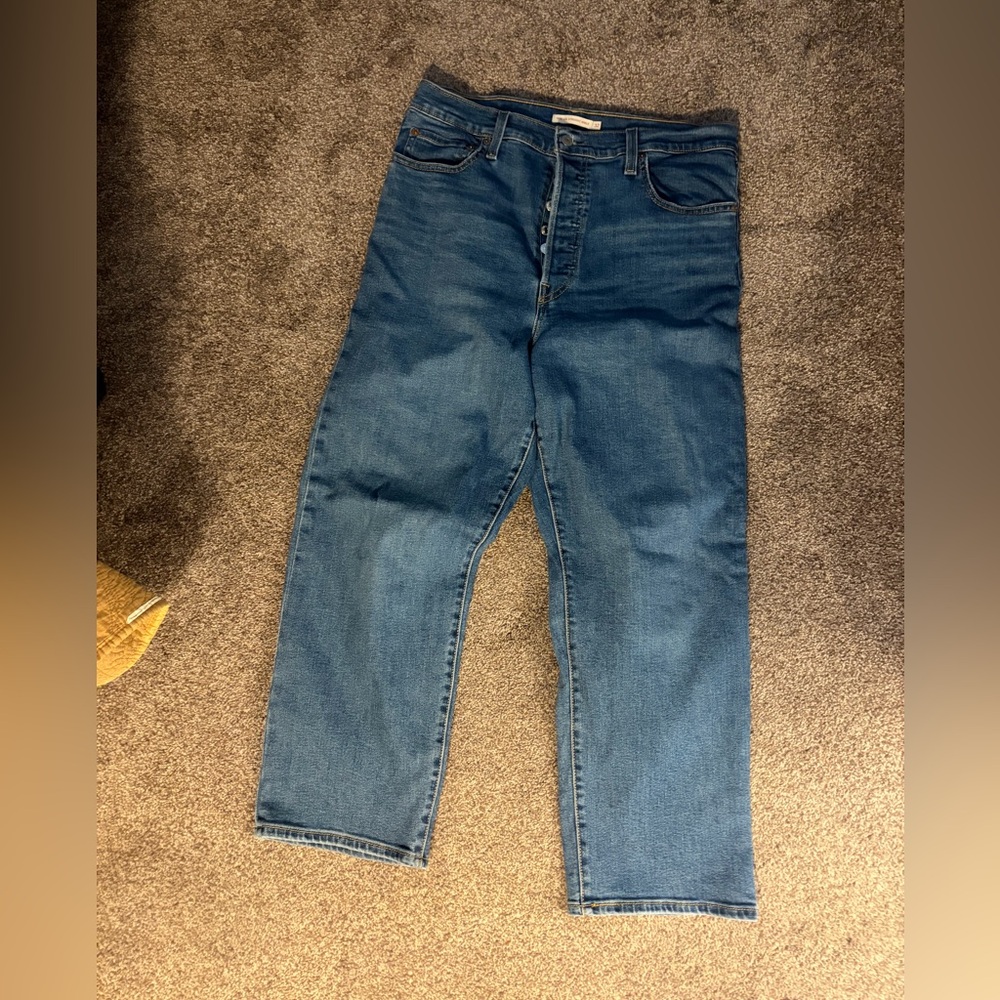 Levi’s ribcage straight ankle